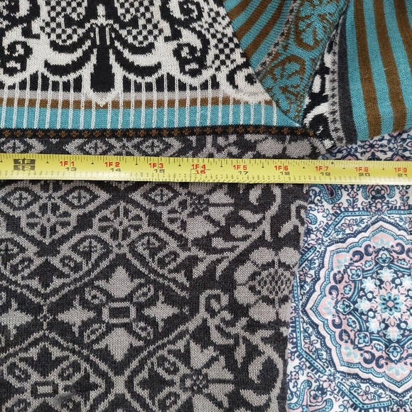 Icelandic Design Full Zip Wool Blend Nordic Sweater Size M - Picture 8 of 10